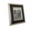 (52200438)PICTURE FRAME-Black w|Silver Edges