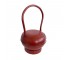 (25020271)BASKET-Antique Red Chinese Lacquered Wedding Basket