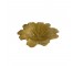 (256777070)DECORATIVE DISH-Gold Metal Leaf Dish