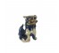 (52170141)STATUE-RAF Ceramic Blue/White Foo Dog