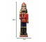 (52900351)NUTCRACKER-4' Black Hair w|Beard