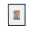 (HDEW0101)FRAMED DRAWING-Multi-Colored Symmetrical Kaleidoscope Drawing