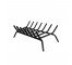 (48130015)LOG HOLDER-Black Metal Grate
