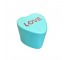 (52900354)CANDY HEART END TABLE - Small Blue "Love"