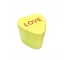 (52900355)CANDY HEART END TABLE - Small Yellow "Love"