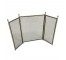(48150038)FIREPLACE SCREEN-Brass 3-Panel