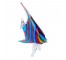 (Birdy0924)FIGURINE-Vibrant Red|Blue|Yellow Glass Fish