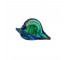 (Birdy0930)FIGURINE-Blue|Green Glass Conch Shell