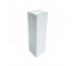 (40360723)PEDESTAL-White Laminate w|Light Up Top