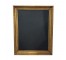 (85210744)PRINT-Solid Black Art w|Brass Frame