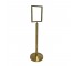 (89300016)Small Sign Holder-Gold Finish-51.75"H