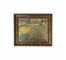PRINT-Painting of Field w|Red Flowers in Ornate Frame
