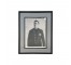 PRINT-Vintage Black & White Portrait of Police Lieutenant