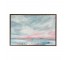 PRINT-Landscape Painting of Pink & Blue Sky on Canvas