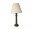 TABLE LAMP-Green Ceramic Column Shaped Lamp
