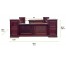 Mahogany Windowpane 12Piece Modular Bar (Square)