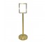 Small Sign Holder-Gold Finish-51"H