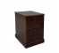 FILE CABINET-Mahogany Cabinet w|Brass Hardware