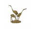 (52170145)FIGURINE-Brass Scuplture-3 Cranes