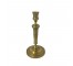 (50020757)CANDLESTICK HOLDER-Neoclassical Brass Candle Holders-9"H