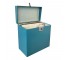 (59100014)VINYL RECORD CARRIER-Vintage Blue Record Holder w|Lock