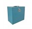 (59100014)VINYL RECORD CARRIER-Vintage Blue Record Holder w|Lock