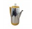 (33120061)PERCOLATOR-Vintage Chrome & Yellow MCM Coffee Maker