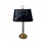(60073144)TABLE LAMP-Brass w|Plexi-Glass Center