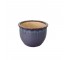 (50030562)PLANTER-Blue Planter w|Scalloped Edge