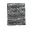 (57020942)RUG-7'6"x9' Charcoal Gray Velvet Ripple Plush Rug