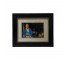 (52200466)PICTURE FRAME-Wall Hanging Black Wood Frame w|Pewter Detailing