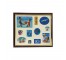 (52200468)PICTURE FRAME-Wall Hanging Multi Collage in Burgundy Frame