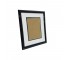 (52200470)PICTURE FRAME-Black Frame w|White Boarder
