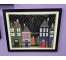 (8521PJ52)Starry Night/String Lights |Framed Print