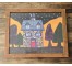(8521PJ54) 4444 Cobblestone House |Oak Veneer Frame