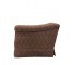 (40010364)SOFA-Brown Upholstered Sofa w|Skirt