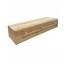 (48070063)COFFIN-Unfinished Flat Top Pine Coffin