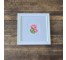 (8521PJ63)Pink Lotus in White Museum Frame
