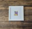 (8521PJ64)Pansy in White Museum Frame