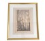 (85210792) CityScape Pencil Sketch 2 | Gold Frame