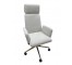 OFFICE CHAIR-Upholstered Cream Swivel