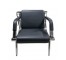 CHAIR-ARM-Office Black & Chrome Rollback