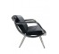 CHAIR-ARM-Office Black & Chrome Rollback