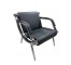 CHAIR-ARM-Office Black & Chrome Rollback