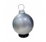 (81120028)Oversized Sm Silver Christmas Ornament