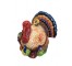 Ceramic Thanksgiving Turkey W/ Harvest Bounty
