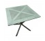 (40610000)Table-dining square pierced pattern top