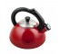 TEA POT - RED ENAMEL - W/LID