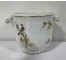 URN-White Porcelain W/Birds & Gold Detail