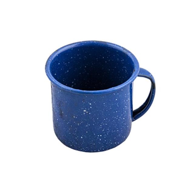 MUG-BLUE METAL SPATTERWARE